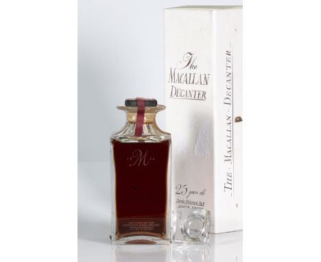 Macallan 25 Anniversary Malt Speyside-Highlands Decanter in cristallo Crystal decanter (1 bt) € 2000