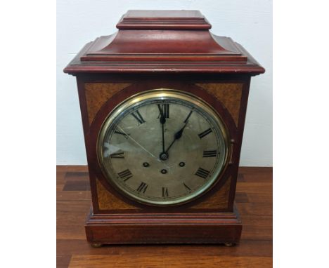 A Gustav Becker Westminster mantel clock with Roman numeral dial A/FLocation:If there is no condition report shown, please re