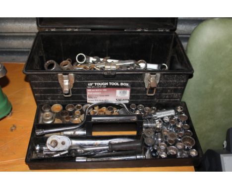 A TOOLBOX TO INC SPANNERS, SOCKETS AND RATCHETS