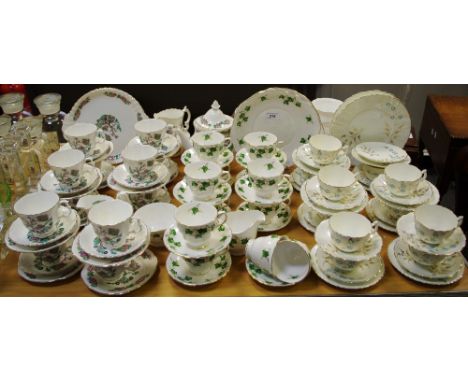 Teaware - a Colclough Ivy pattern tea service; other teaware