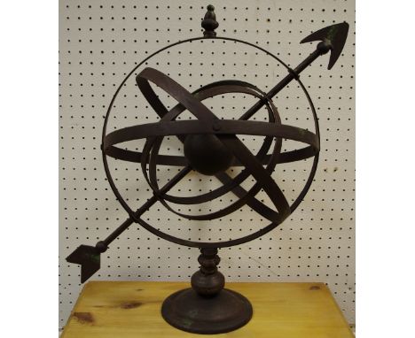 Interior Design - Armillary sphere Library sculpture