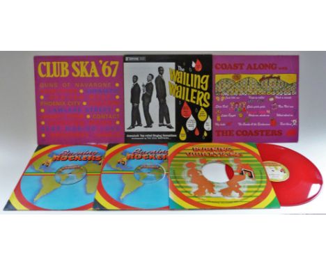 Six Vinyl Records REGGAE/FUNK/SOUIncludes The 1967 Compilation 'Club Ska 67' Jamaican Release WIRL Label (LP 948), The Coaste