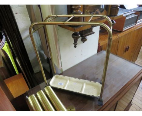 A vintage brass stick stand 