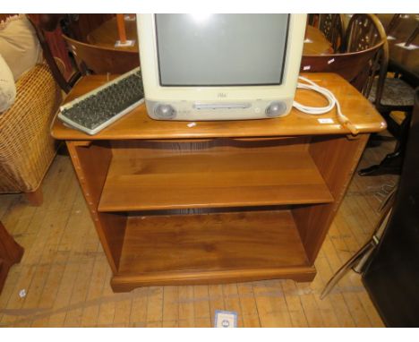 An Ercol medium elm bookcase of small proportions, having single adjustable shelfADDITIONAL INFO/CONDITION REPORTHeight 81cmW