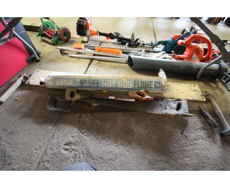 A quantity of vintage hand saws etc.