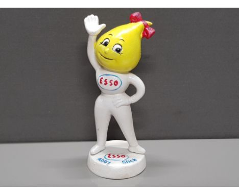 CAST NOVELTY METAL ABBY SLICK ESSO MONEY BOX FIGURE  HEIGHT 24CM