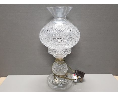 WATERFORD IRISHMORE LEAD CRYSTAL LAMP