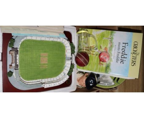 Cricket W G Print model Lords and mixed memorabilia