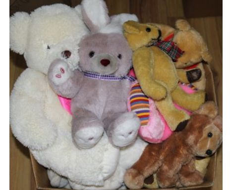 A large collection of modern Steiff and other teddy bears