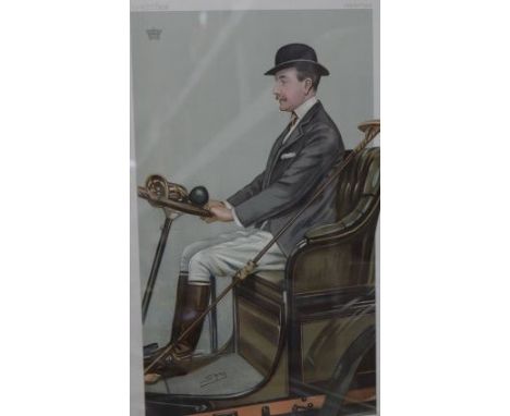 Five Spy prints, one of James Abbots Whistler