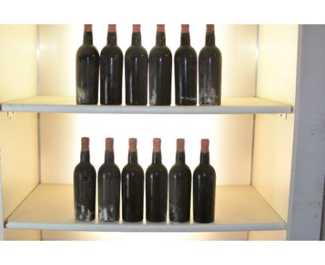 Warres Vintage Port 1960 12 bts Missing labels, identified by Berry Bros and from Cellar records