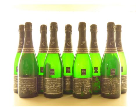 Champagne Laurent Perrier Vintage 1996 9 bts From a sussex collector       