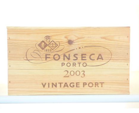 Fonseca Vintage Port 2003 12 bts OWC Recently removed from storage at The Wine Society  Stevenage