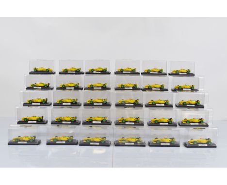 30 Onyx 1/43 scale diecast Formula One models, All 287 Forti Ford Luca Badoer examples, all in plastic cases. 