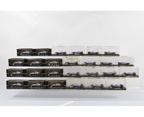 26 Onyx 1/43 scale diecast Formula One models, comprising eleven 126 Tyrrel Honda 020 Stefano Modena examples and fifteen 282