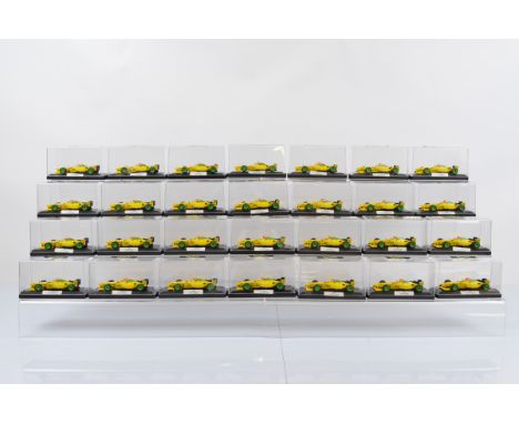 27 Onyx 1/43 scale diecast formula One models, All 287 Forti Ford Luca Badoer examples, all in plastic cases. 