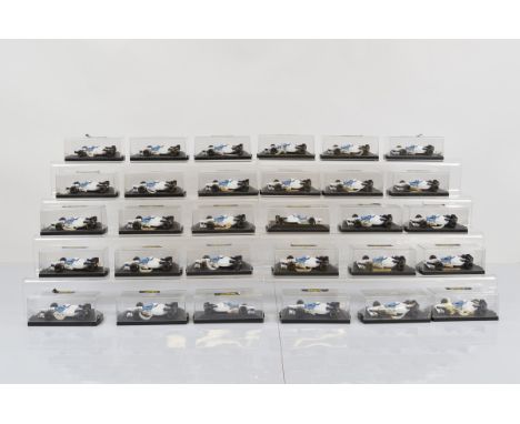 30 Onyx 1/43 scale diecast Formula One models, All 276 Tyrrel Yamaha 024 Mika Salo examples, all in plastic cases. 