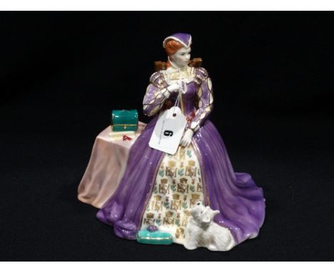     A Royal Worcester China Figure "Mary Queen Of Scots"                            