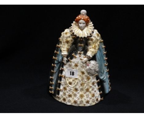     A Royal Worcester Figure Of Queen Elizabeth The 1st                             