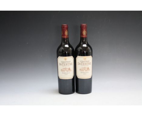 2 BOTTLES OF CHATEAU DuTERTRE GRAND CRU CLASSE MARGAUX 2009, all in neck