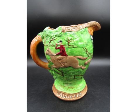 Burleigh Ware 'Tally Ho' Shakespeare jug with moulded hunting scene