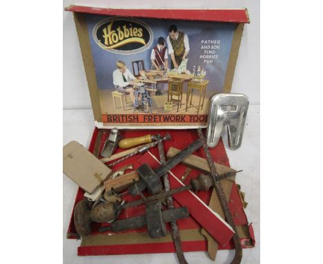 Hobbies Fret work tools in box&nbsp;