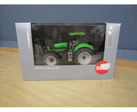 Boxed Siku 1:32 scale die-cast Deutz Agrotron 235 tractor. Model No 4453