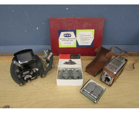 Kodak Brownie 8mm movie camera, film projector and accessories&nbsp;