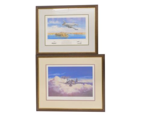 After David Pentland. The Last Patrol, Messerschmitt limited edition print number 111/1000, signed in pencil to margin, 32.5c