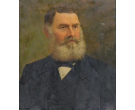 19thC British School. Portrait of a Gentleman, oil on canvas, 50cm x 44cm.