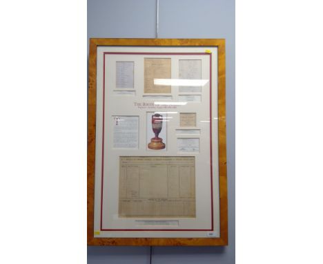 Limited Edition Cricket Print, 'The Birth of the Ashes', 939/1882.