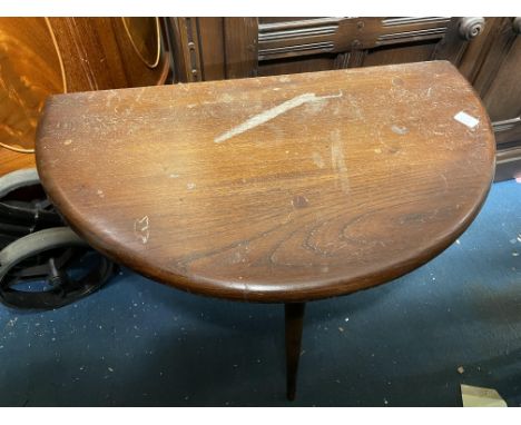 ERCOL DARK ELM DROP FLAP TABLE
