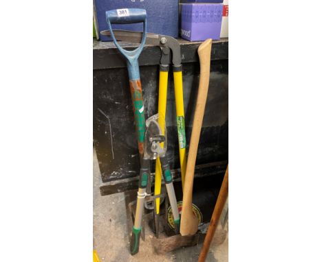 AXE, BORDER FORK, LOPPERS