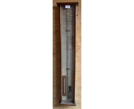 Fitzroy's Rise and Fall barometer within fitted case [92cm] 