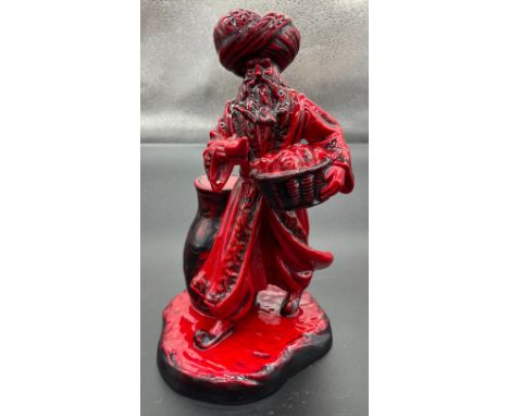 Royal Doulton Flambe The Lamp Seller Hn3278, [23cm high] [Will not post] 