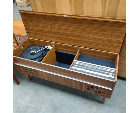 Ferguson tape deck / record player in mid century cabinet . 