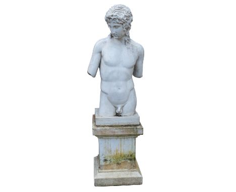 A composition model of Eros or Amour, 20th century, after the Antique Roman version of a Greek bronze, thought to be by Praxi
