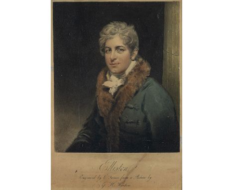 C. Turner after George Harlow (British, 19th Century)Portrait of Robert William EllistonColoured engraving26 x 22cmPublished 