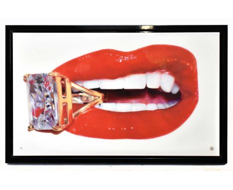 † RORY HANCOCK; a limited edition print, 'Rock Candy', 11/95, signed lower right, 102 x 61cm, framed.Condition Report: Image 