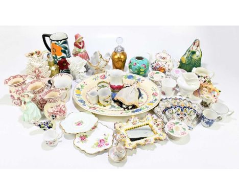 A quantity of decorative and sundry ceramics to include Masons, ceramic figures, etc.