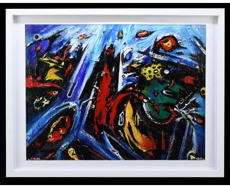 † DAVID WILDE (1913-1974); oil on board, 'Port Issac', 39.5 x 52cm, framed.Condition Report: Light wear to the frame, the ima
