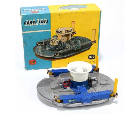 CORGI; a boxed 1119 H.D.L Hovercraft SR-NI.Condition Report: Hovercraft lightly grubby and with minor wear, the box with gene