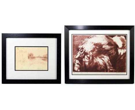 † HAROLD FRANCIS RILEY DL DLITT FRCS DFA ATC (born 1934); pencil signed limited edition print, 'Miss Hannah Smith', 2/25, 35 