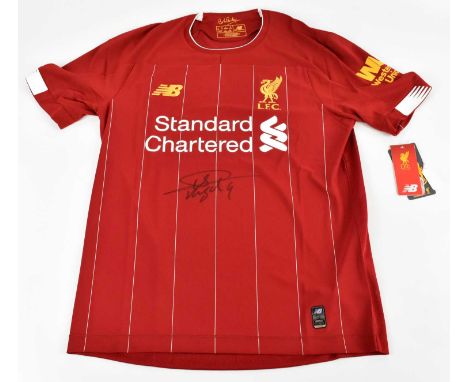 VIRGIL VAN DIJK; a signed Liverpool Premier League Winner shirts, size S.Condition Report: Creasing and light general wear, n