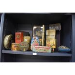 An early 20th Century DRGM tin lithographed novelty money box, in the form of a safe and measuring