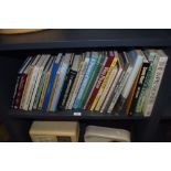 A selection of reading material relating to Art History, titles including 'Viva Picasso', 'A