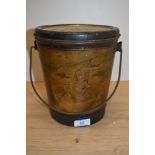 An early 20th Century Cowan's of Glasgow lidded toffee pail, the design centred on Bonzo the dog,
