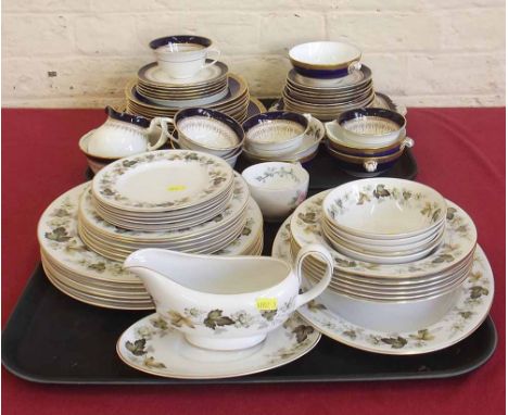 Quantity of Royal Worcester 'Regency', Adderley ware 'Camberely' and Royal Doulton 'Larchmont' tea and dinner ware. Condition