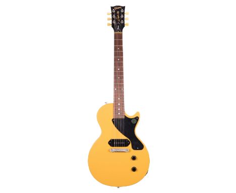 2015 Gibson 'Les Paul 100' Junior electric guitar, made in USA, ser. no. 15xxxx01; Finish: TV yellow; Fretboard: rosewood; Fr