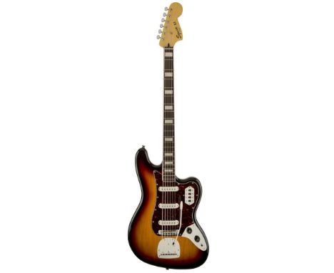 *AS NEW* -&nbsp;2016 Squier by Fender Vintage Modified Bass VI electric guitar, crafted in Indonesia, ser. no. ICS16xxxxx4; F